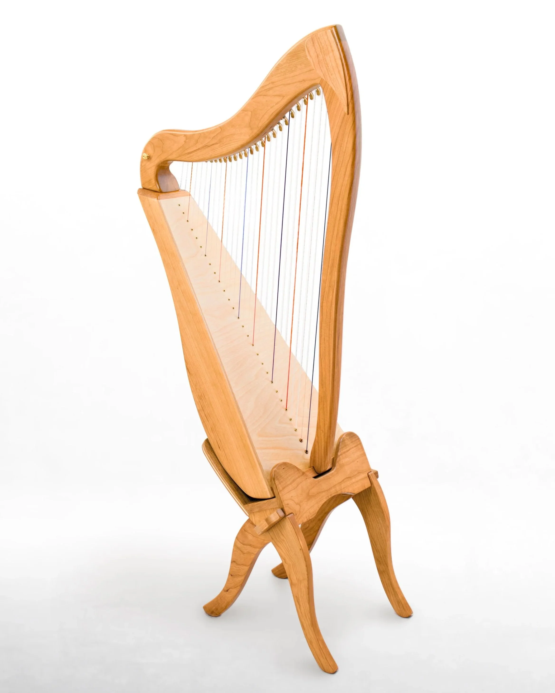 28-Bass LAP Harp | Cherry | Semi-Gloss