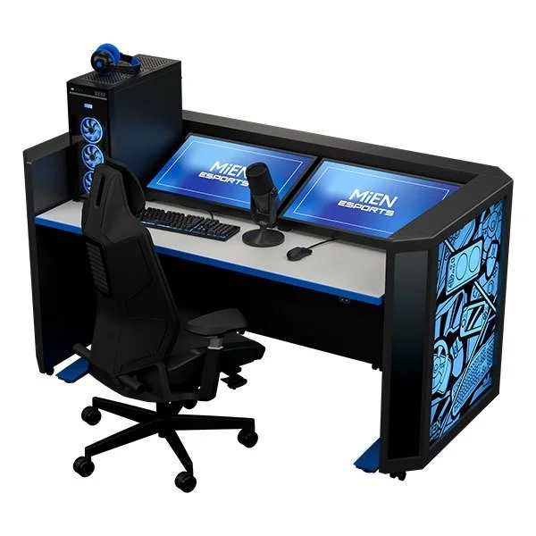 Esports Shoutcasting Station Setup with Levi Esports Task Chair