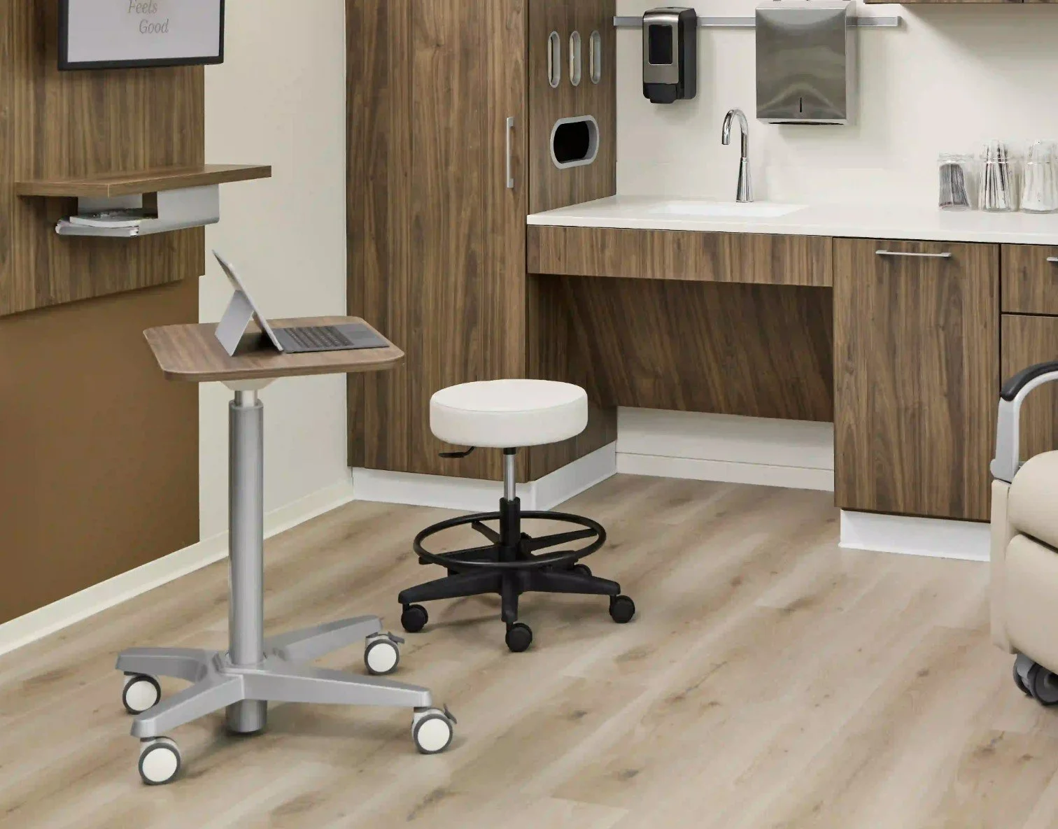 Interwoven Physician/Exam Stool