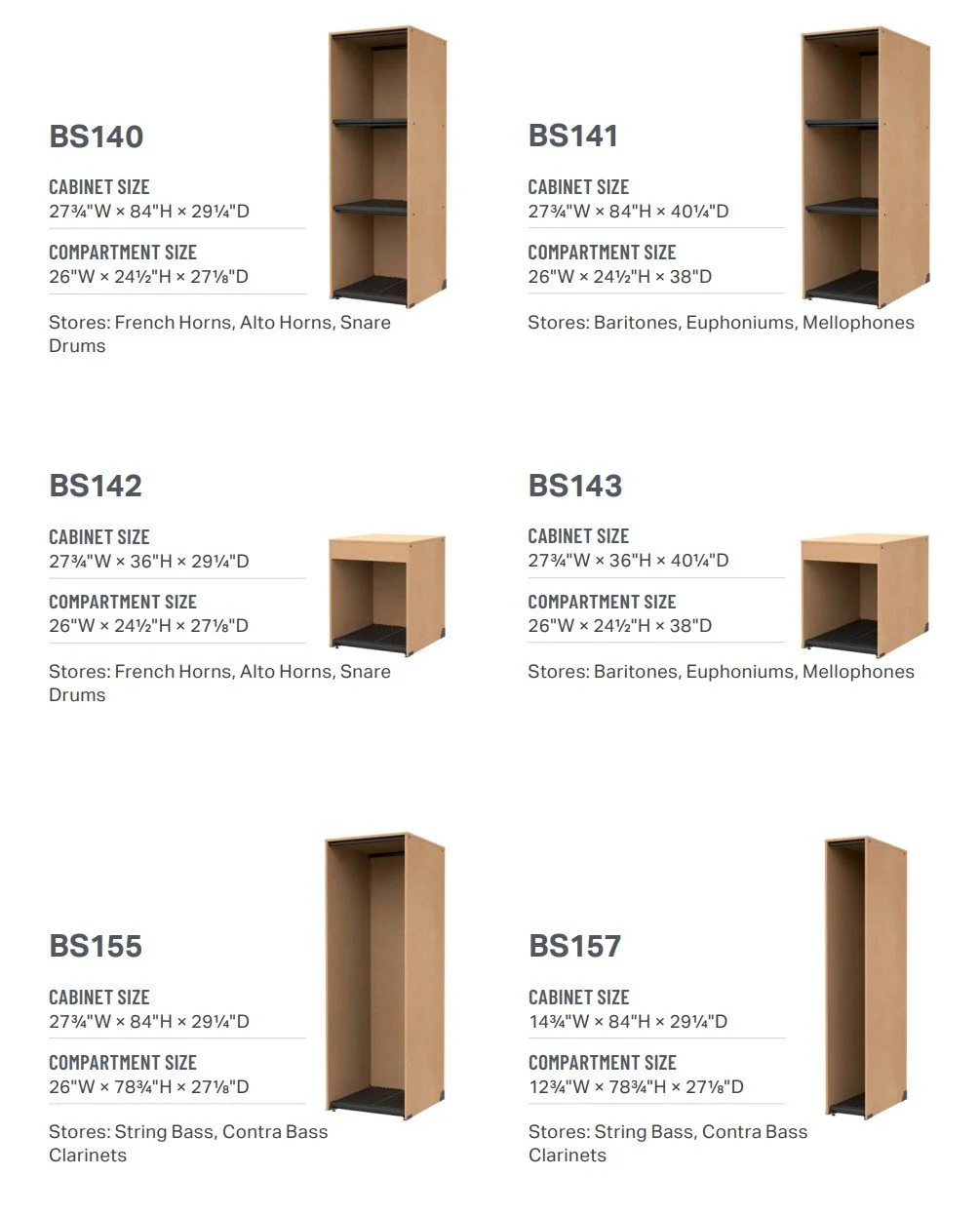 Marco Bandstor Instrument Storage