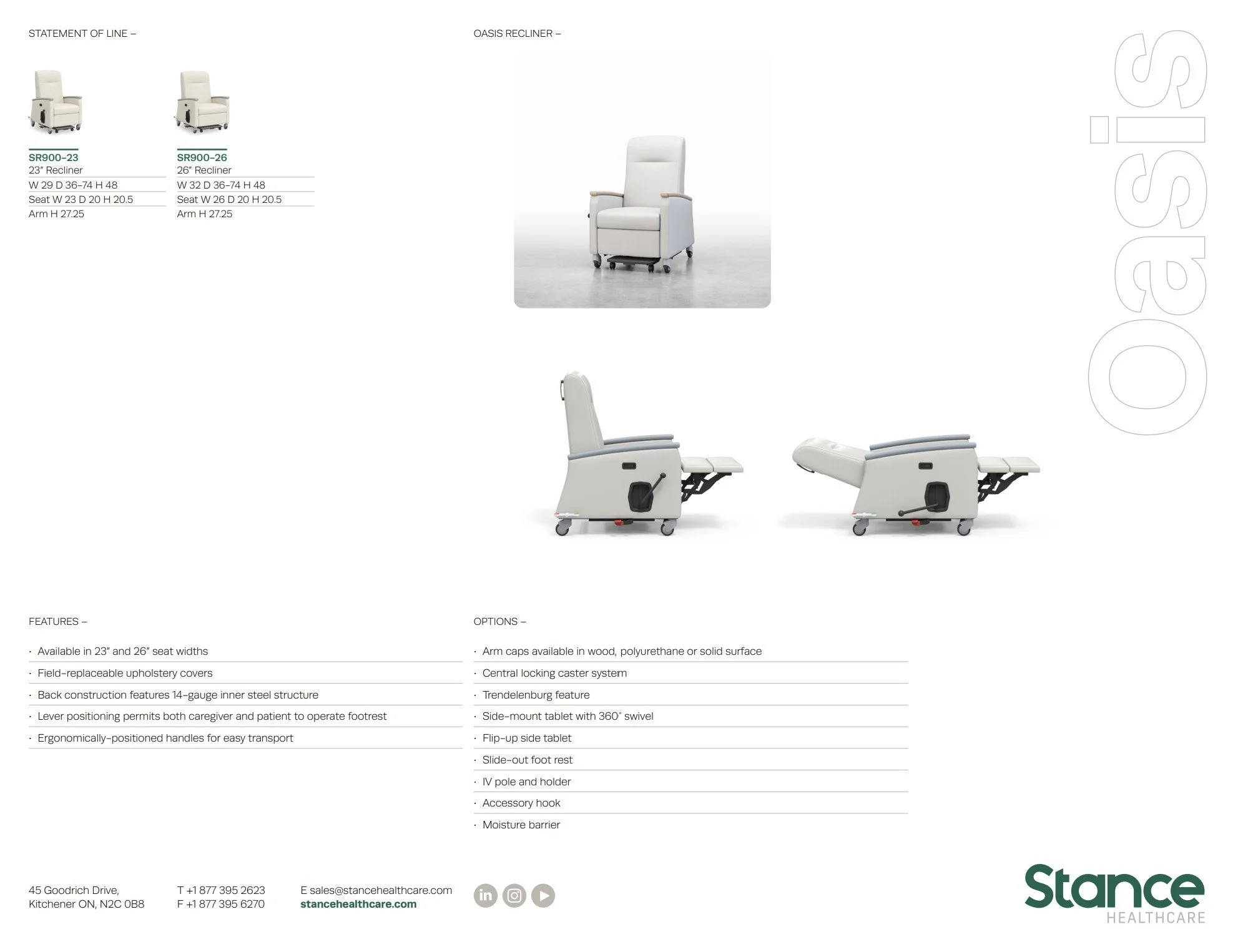 Stance Oasis Brochure
