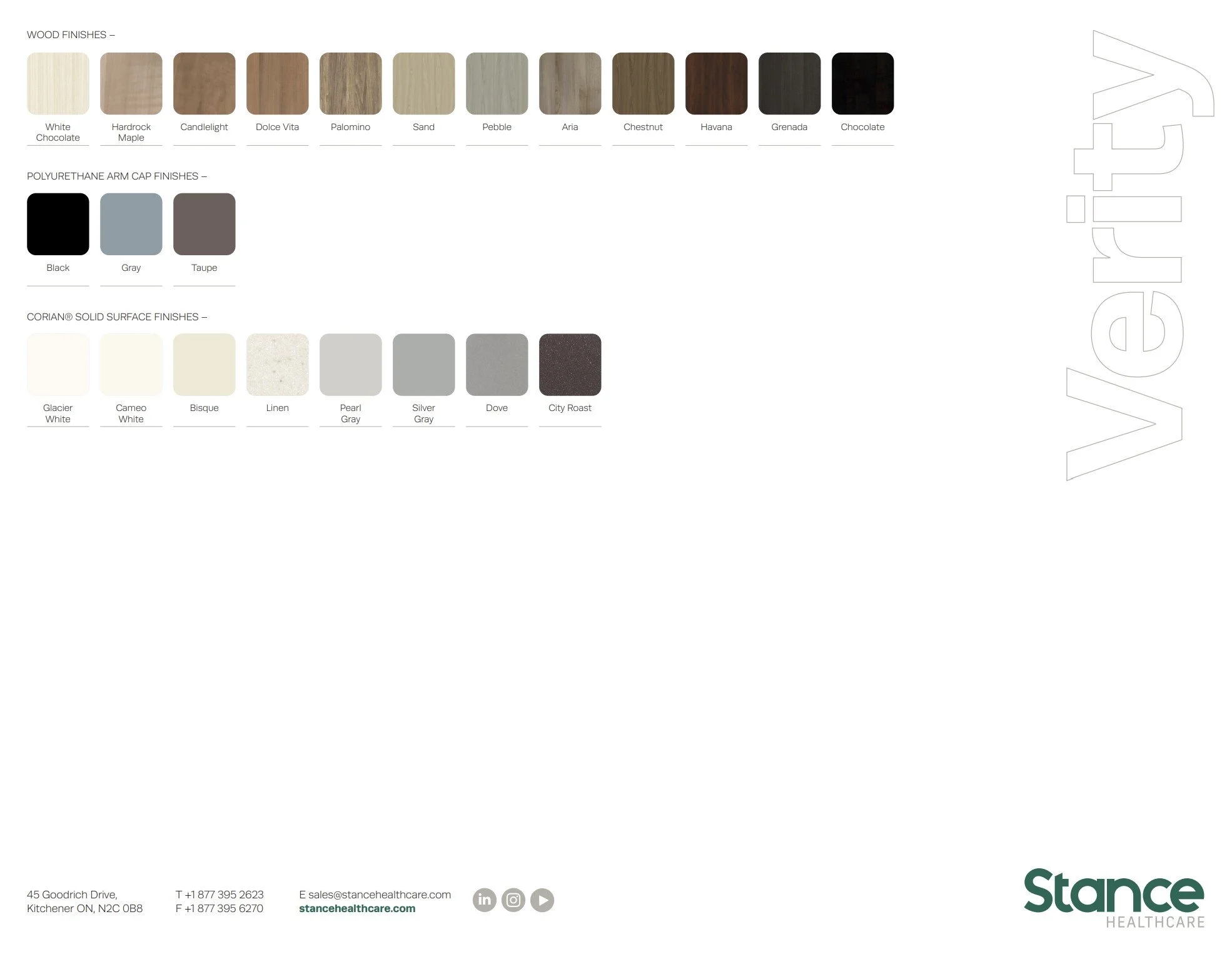 Stance Verity Brochure