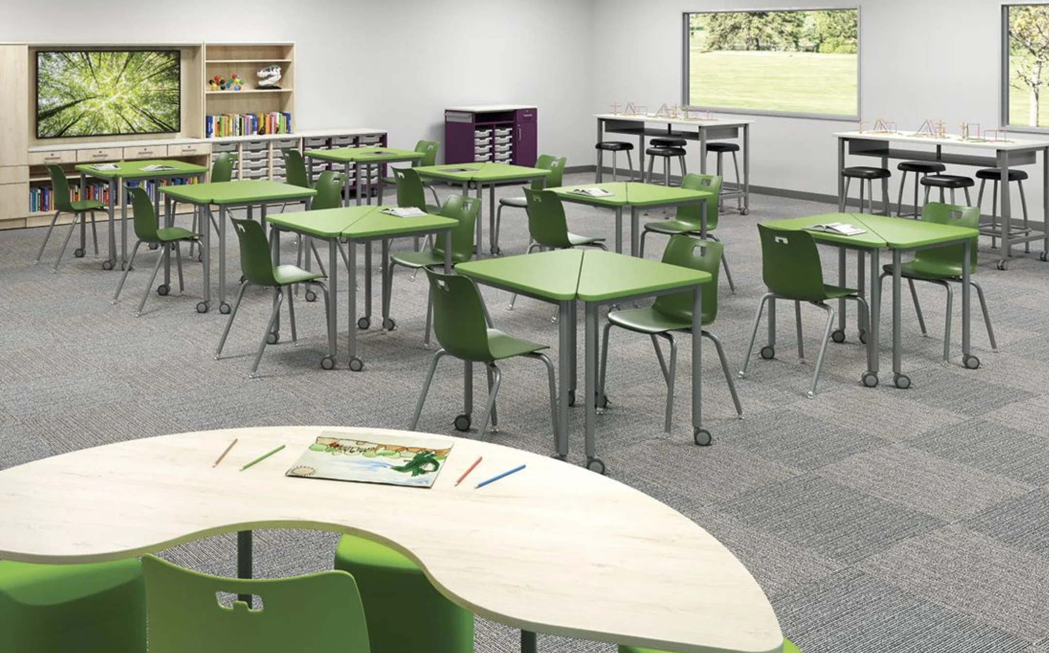 Fleetwood Stacker Student Desk
