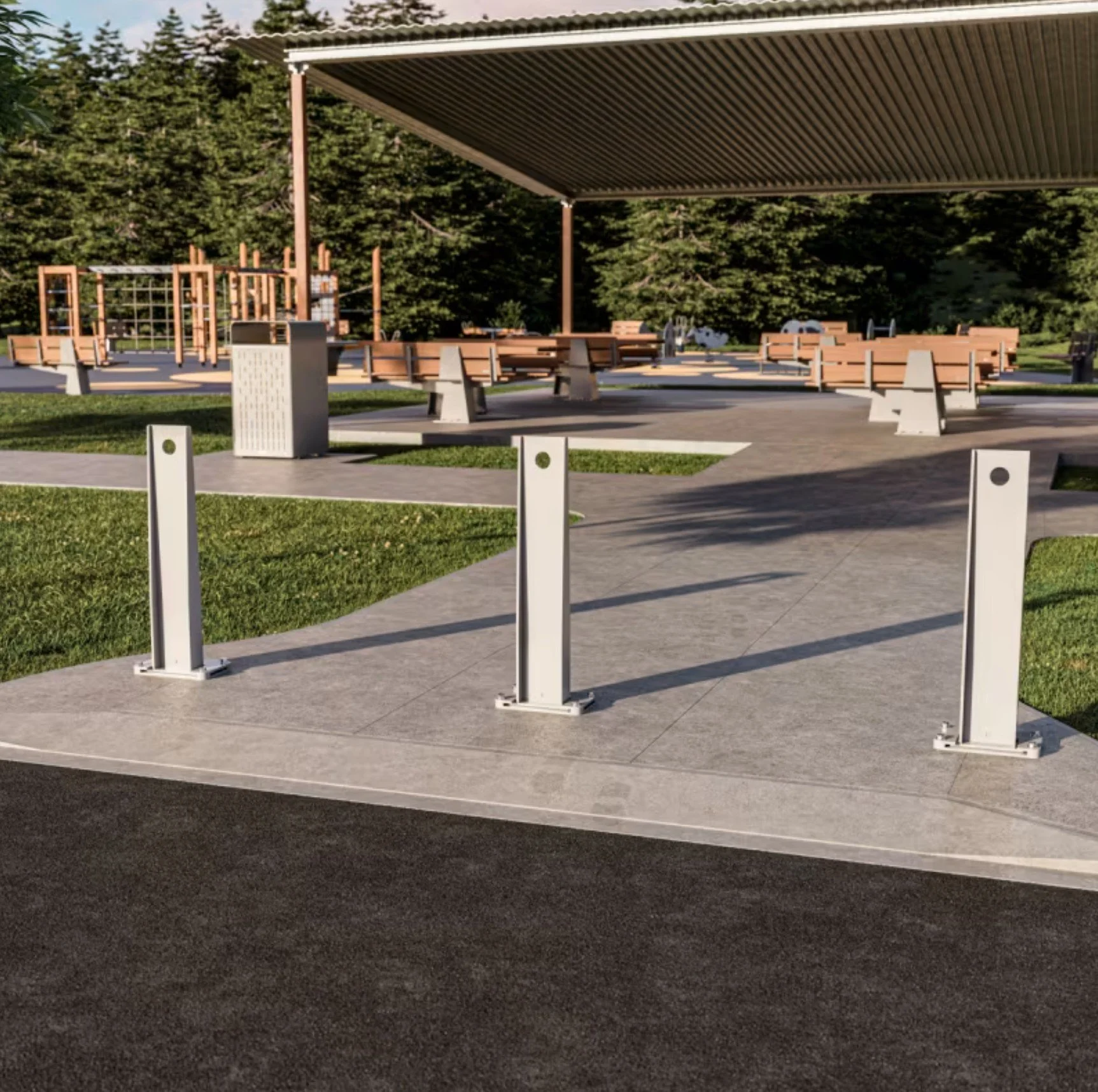 b+g prospect folding bollard