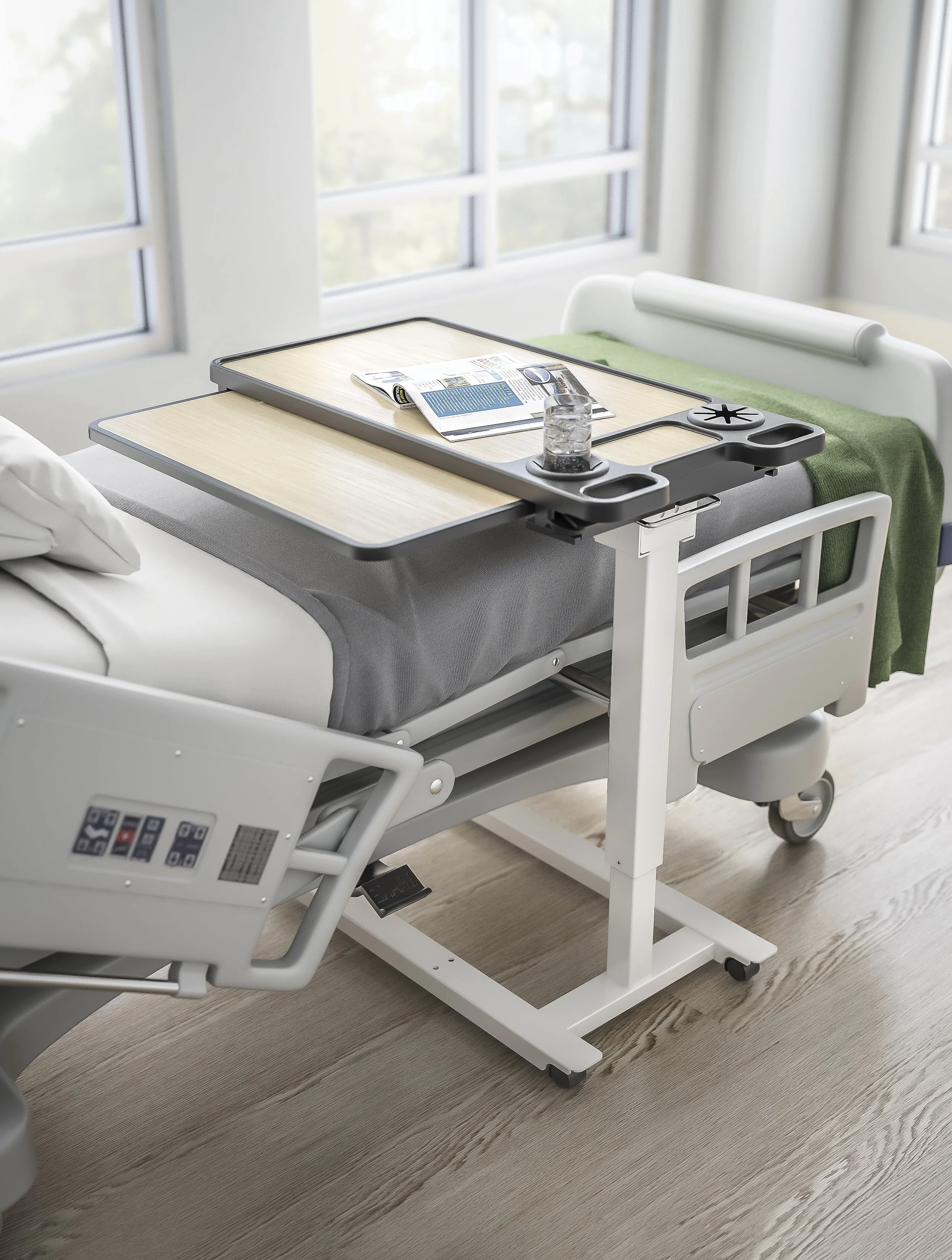 Interwoven Overbed Table