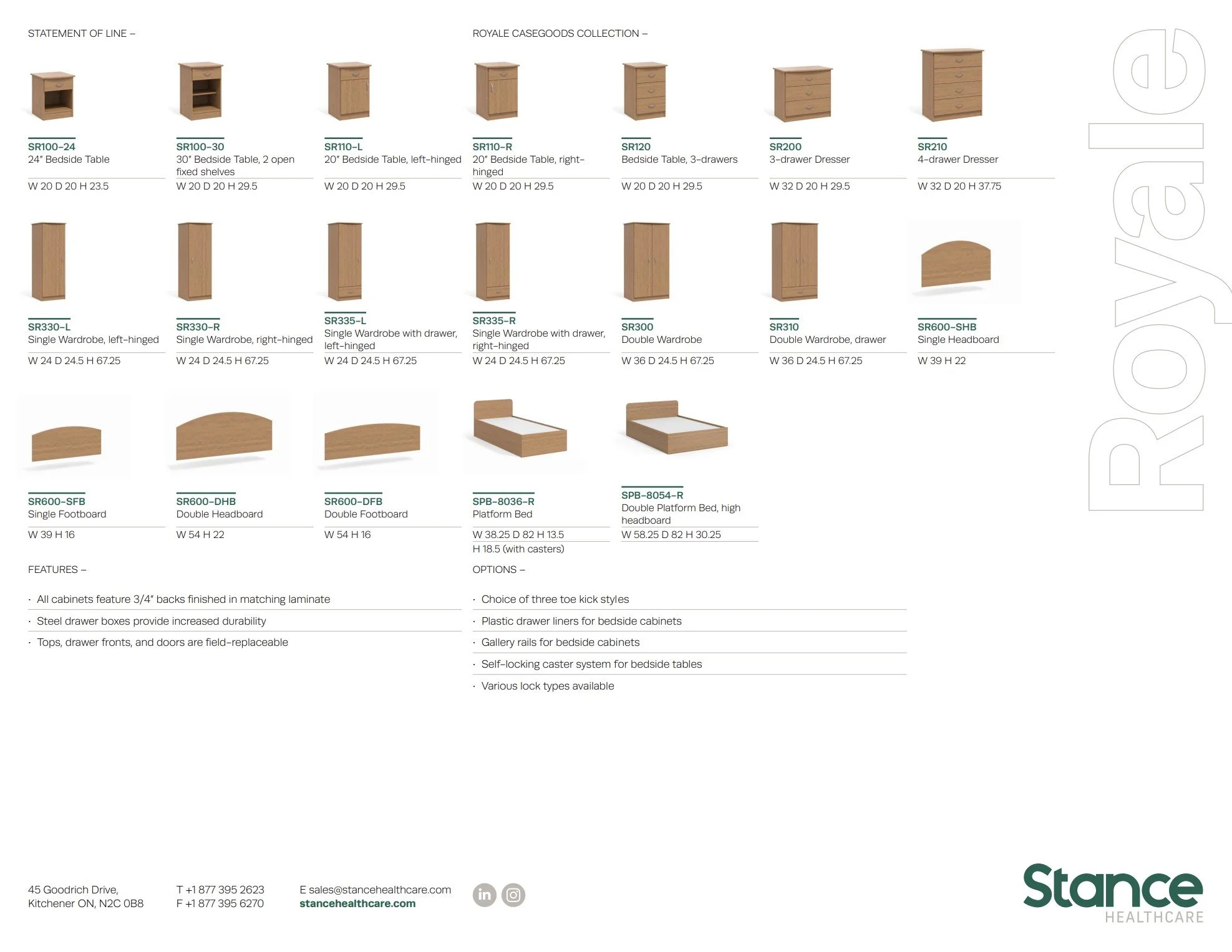 Stance Royale Brochure