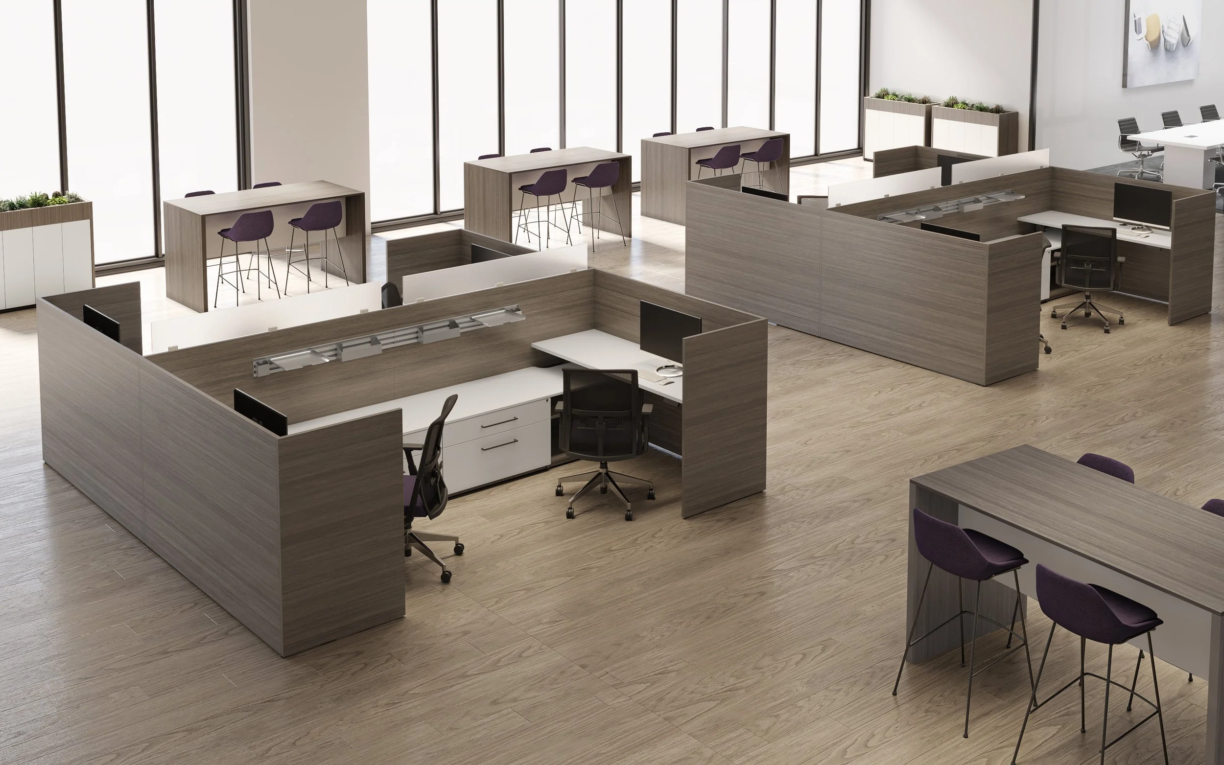 Maverick Desk Adapt Series Workstation