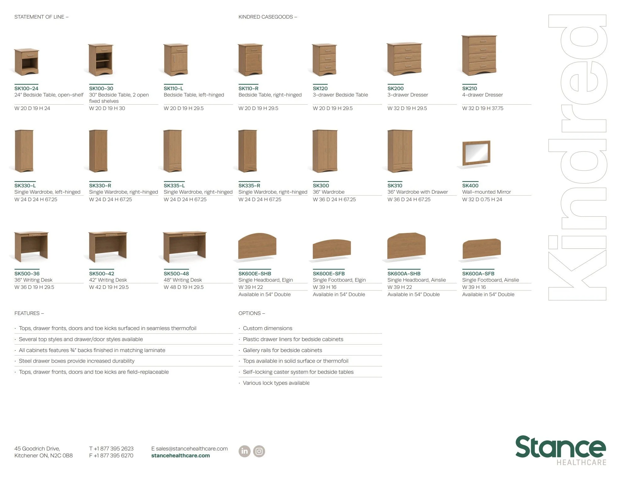 Stance Kindred Brochure