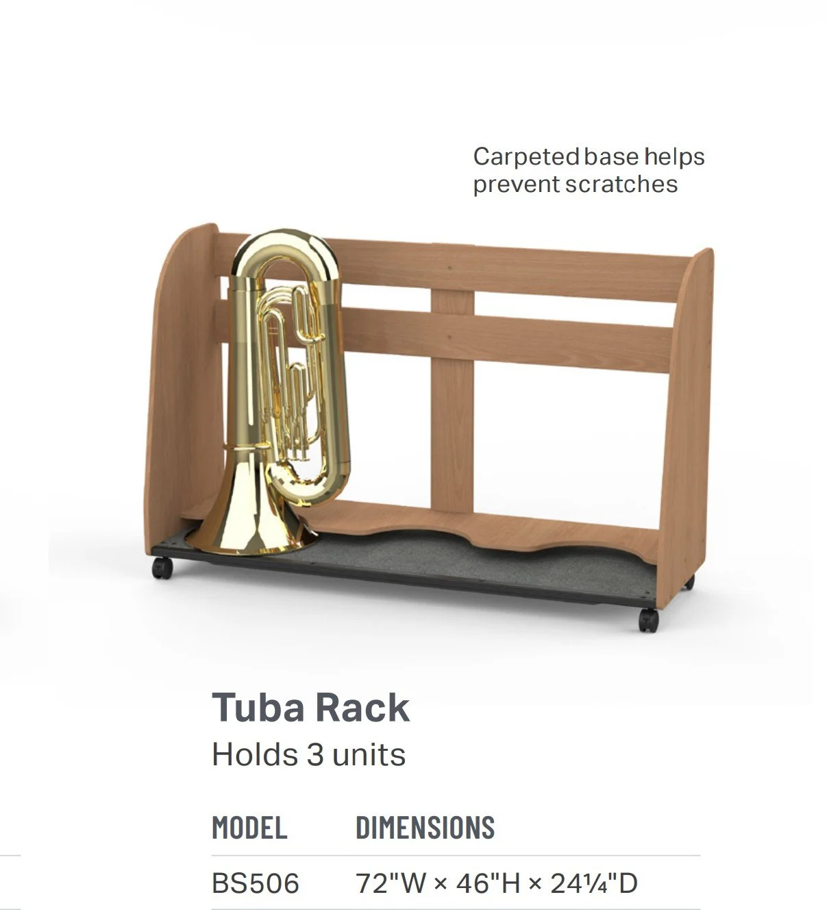 Marco Bandstor Mobile Tuba Rack