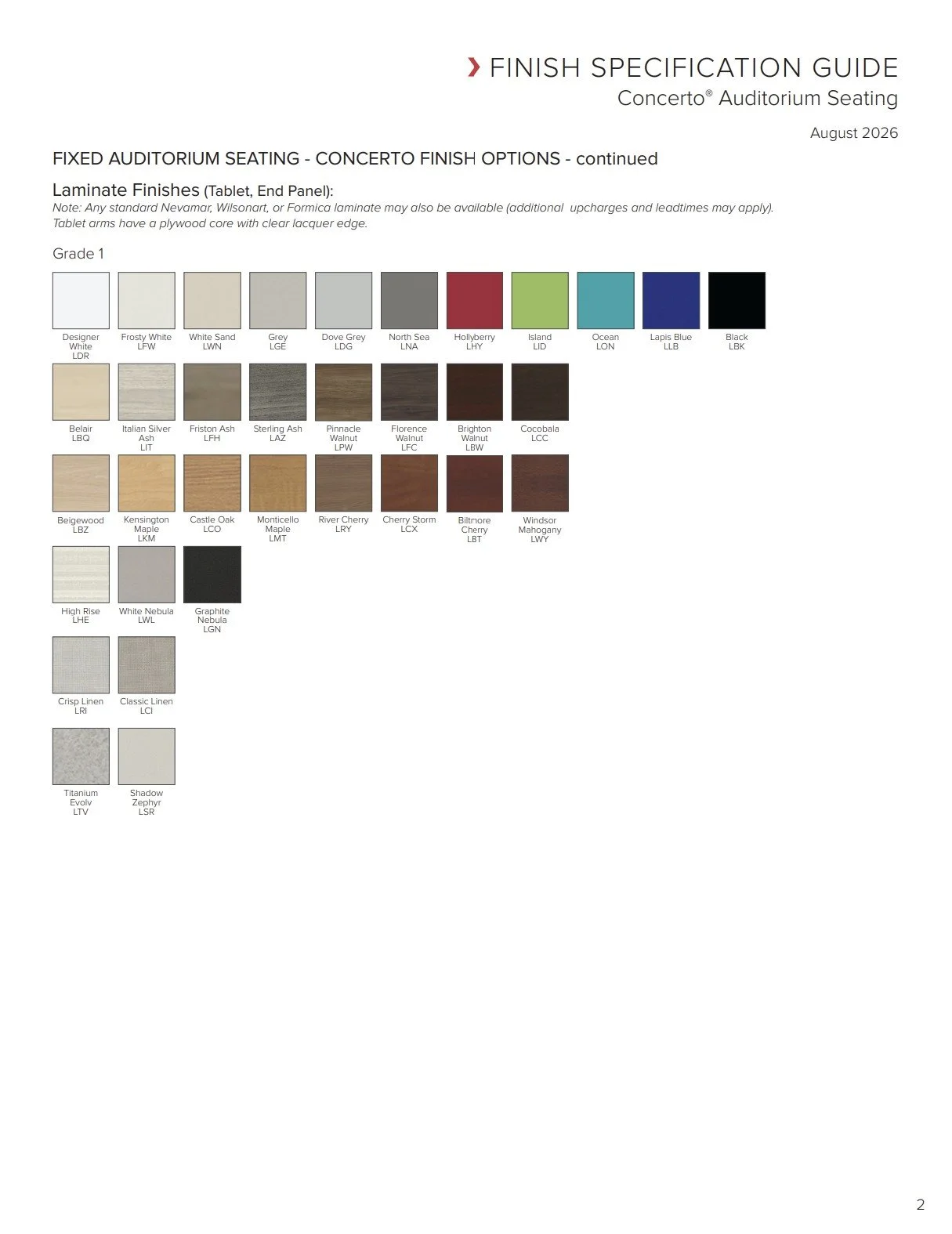 KI Concerto® Brochure & Specification Guide