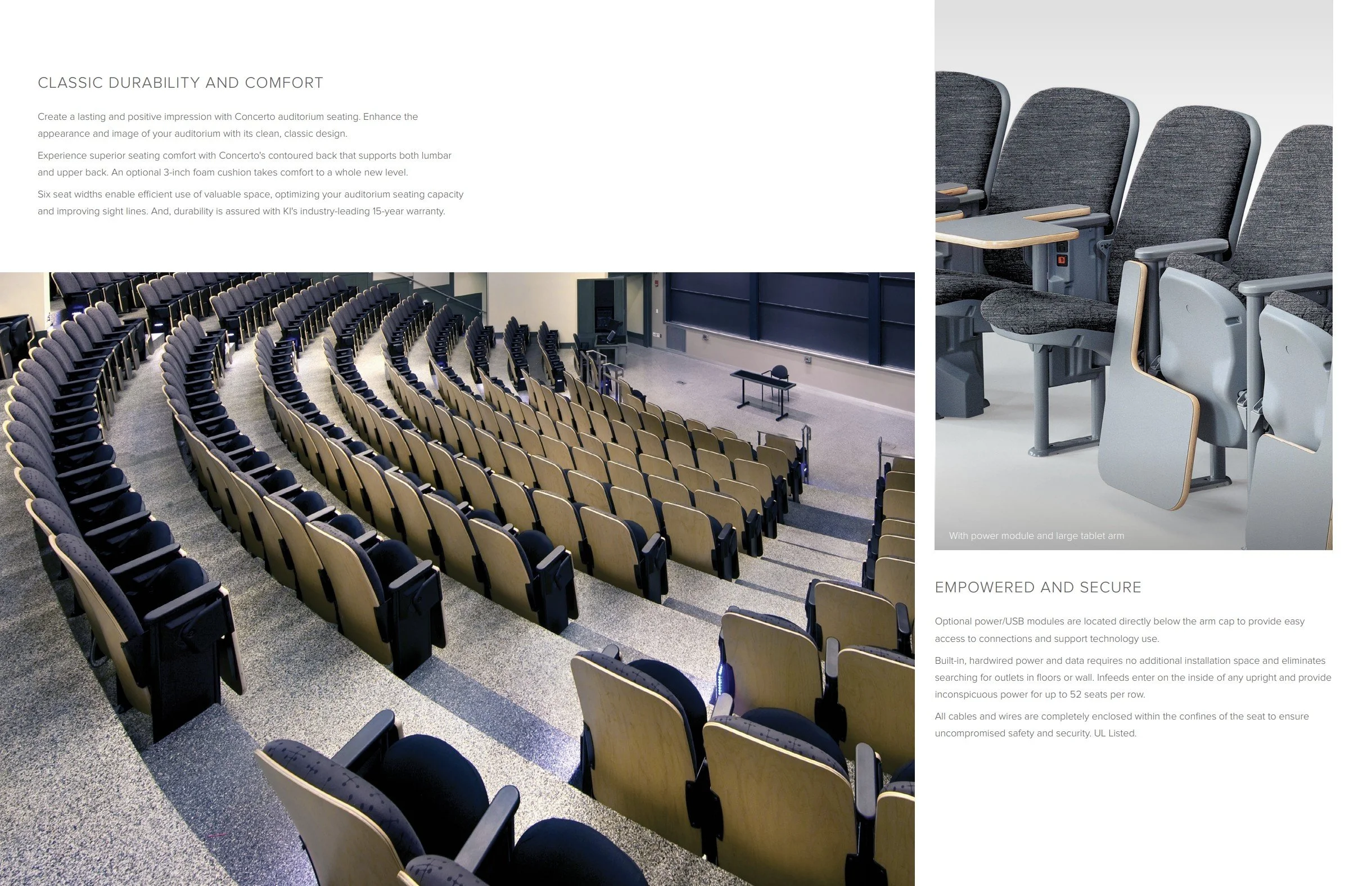 KI Concerto® Brochure & Specification Guide