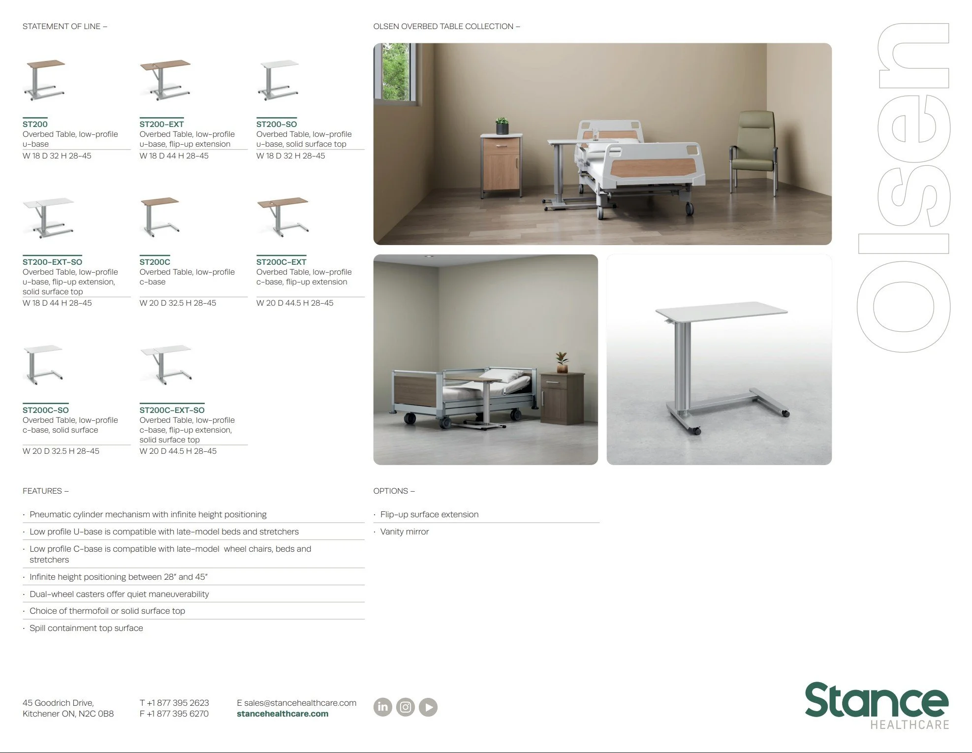 Stance Olsen Brochure