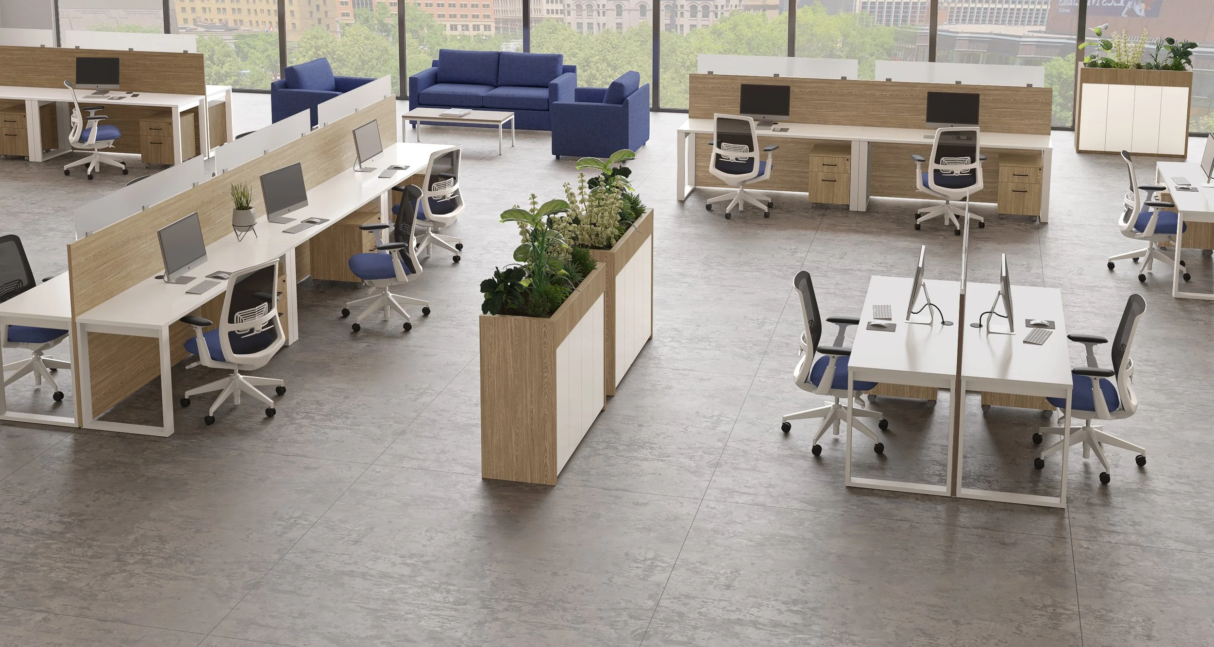 Maverick Desk Adapt Series Workstation