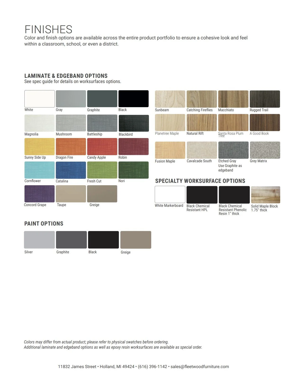Fleetwood Workstation Brochure