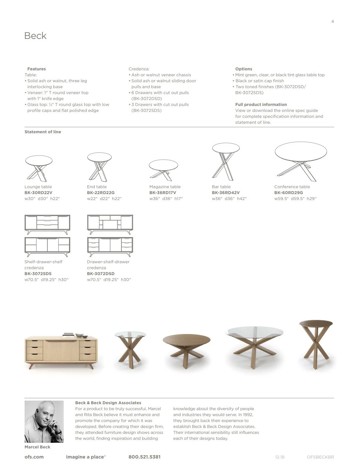 OFS Brands Beck Brochure