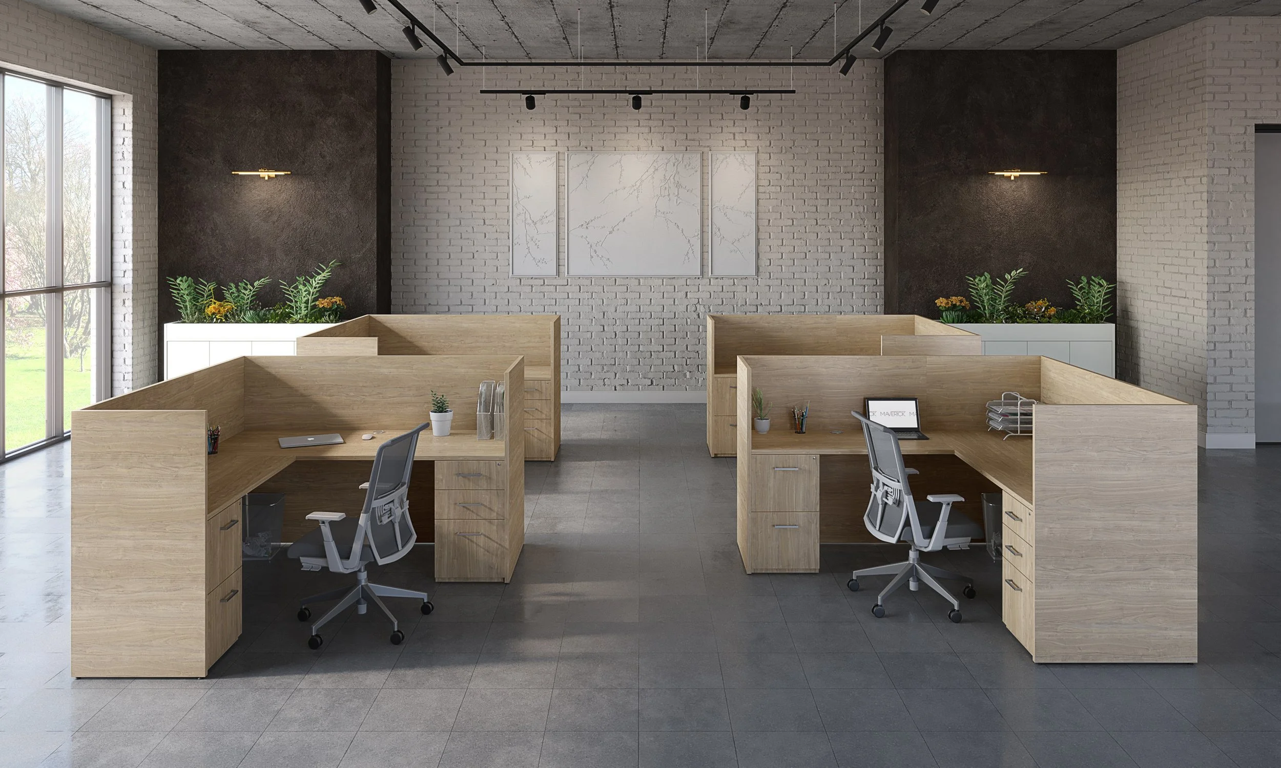 Maverick Desk Adapt Series Workstation