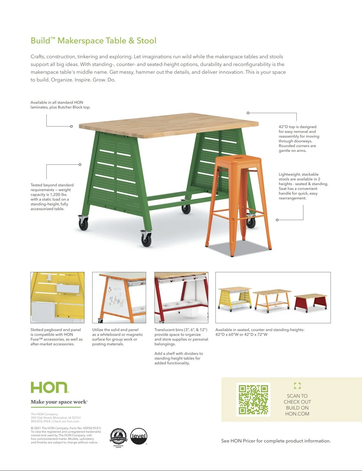 HON Build Makerspace Brochure