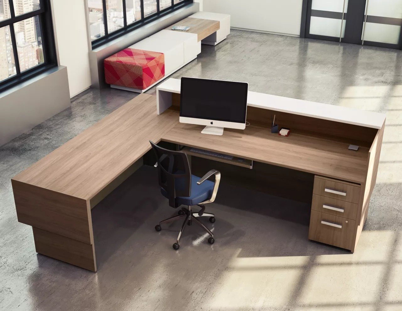 Logiflex Inbox Reception Desk