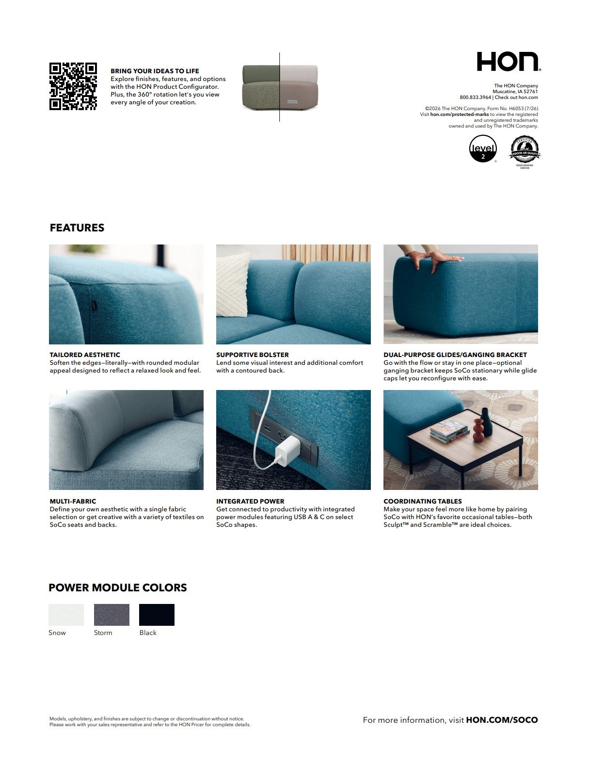 HON SoCo Brochure