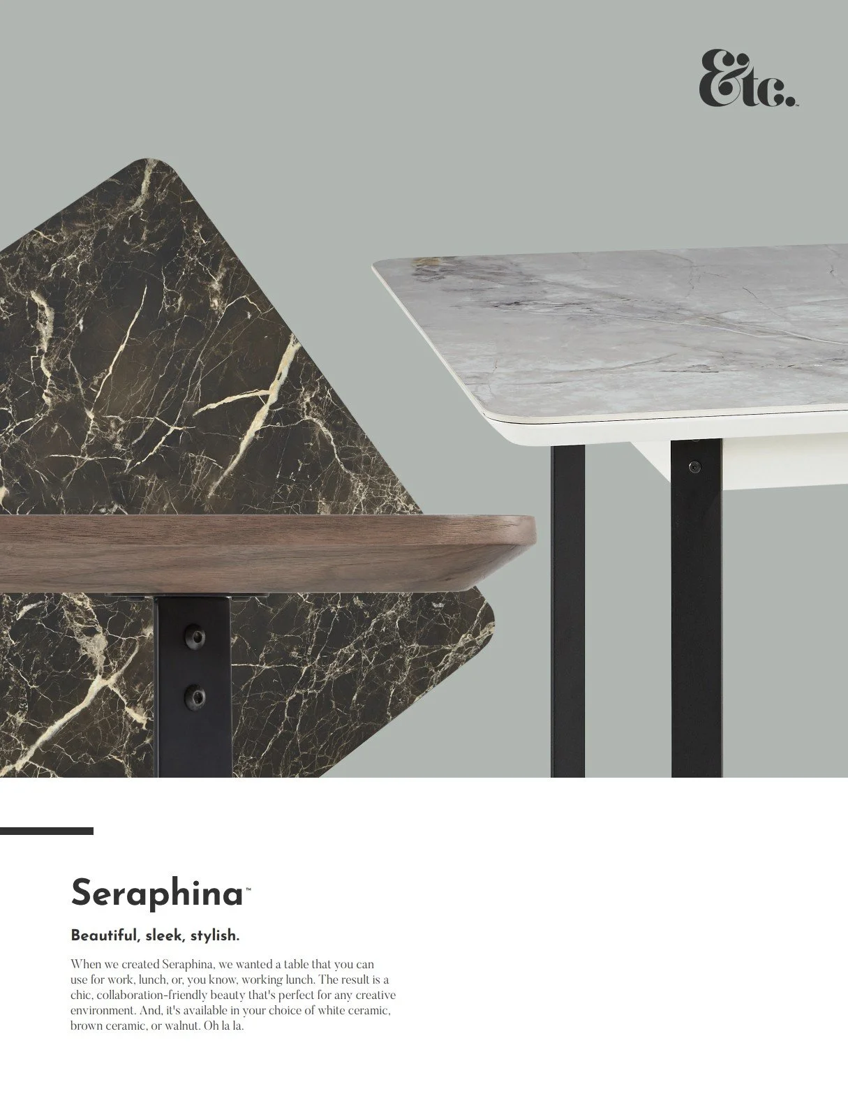 Etc. Seraphina Brochure