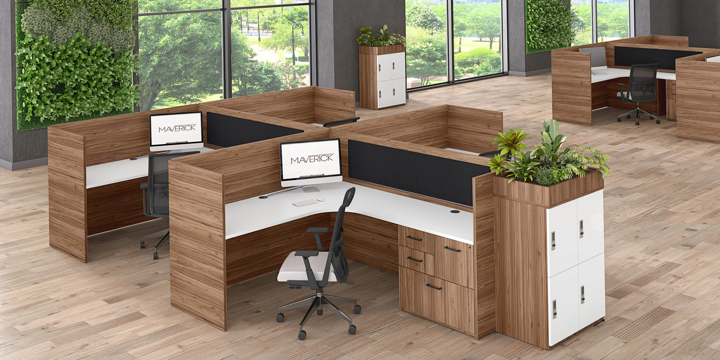 Maverick Desk Adapt Series Workstation