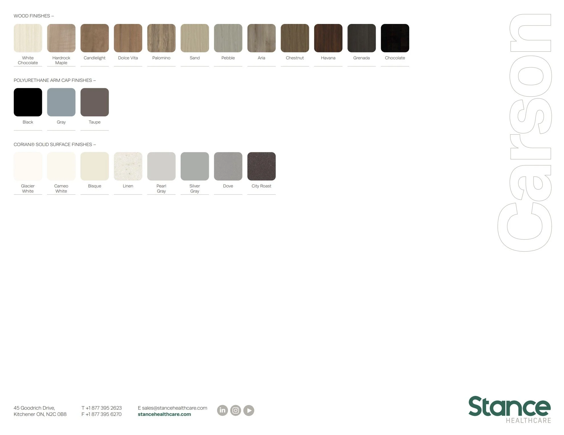 Stance Carson Recliner Brochure