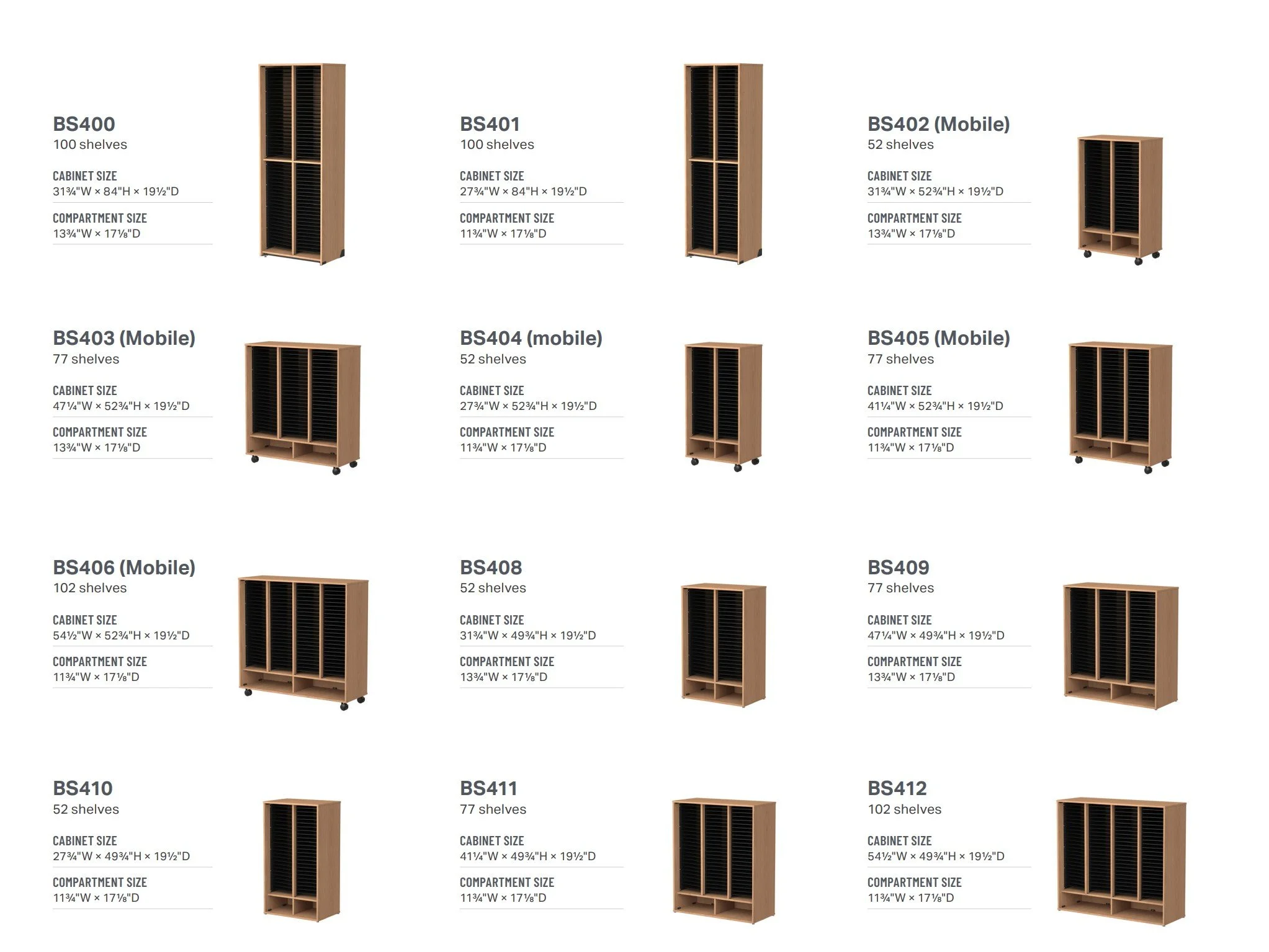 Marco Bandstor Folio Cabinets