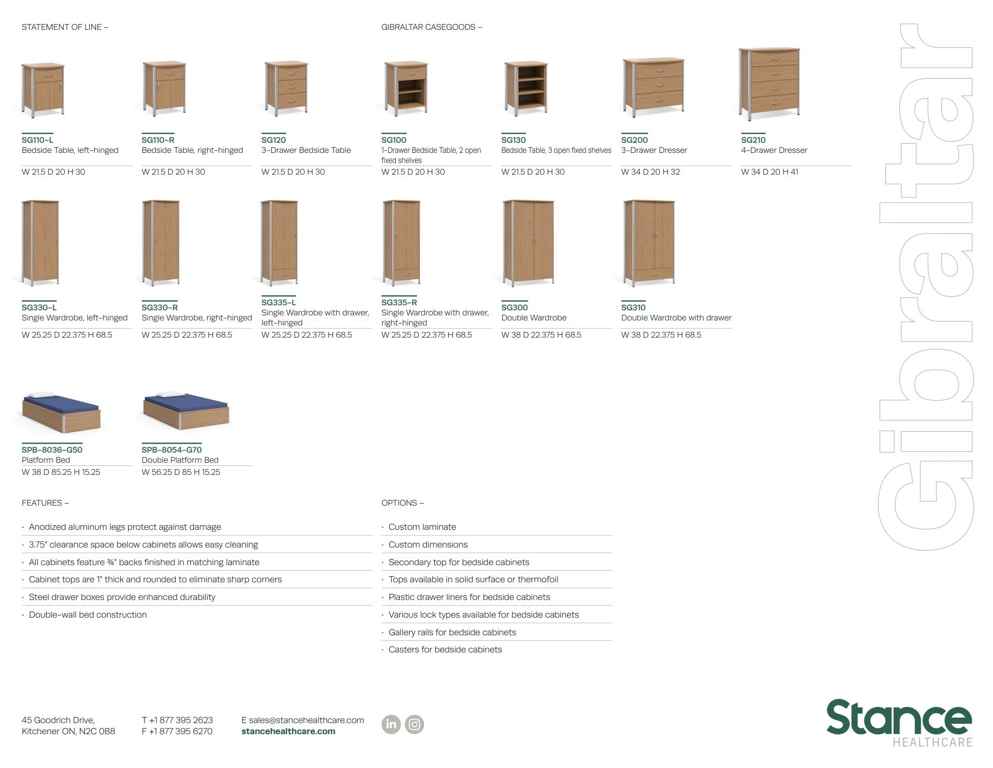 Stance Gilbraltar Brochure