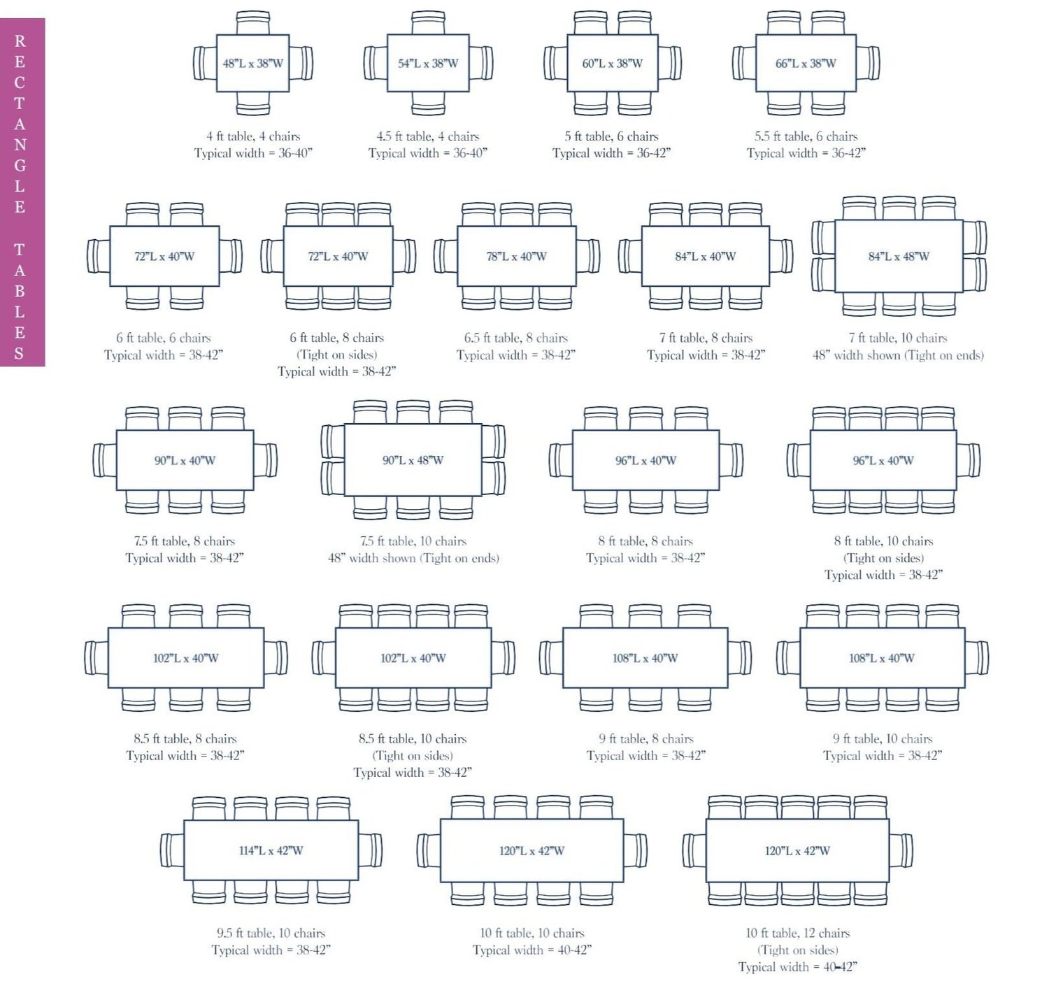 Table Card Sizing Conference Table Sizing Guide | Optimize Your Space Today — OES ...