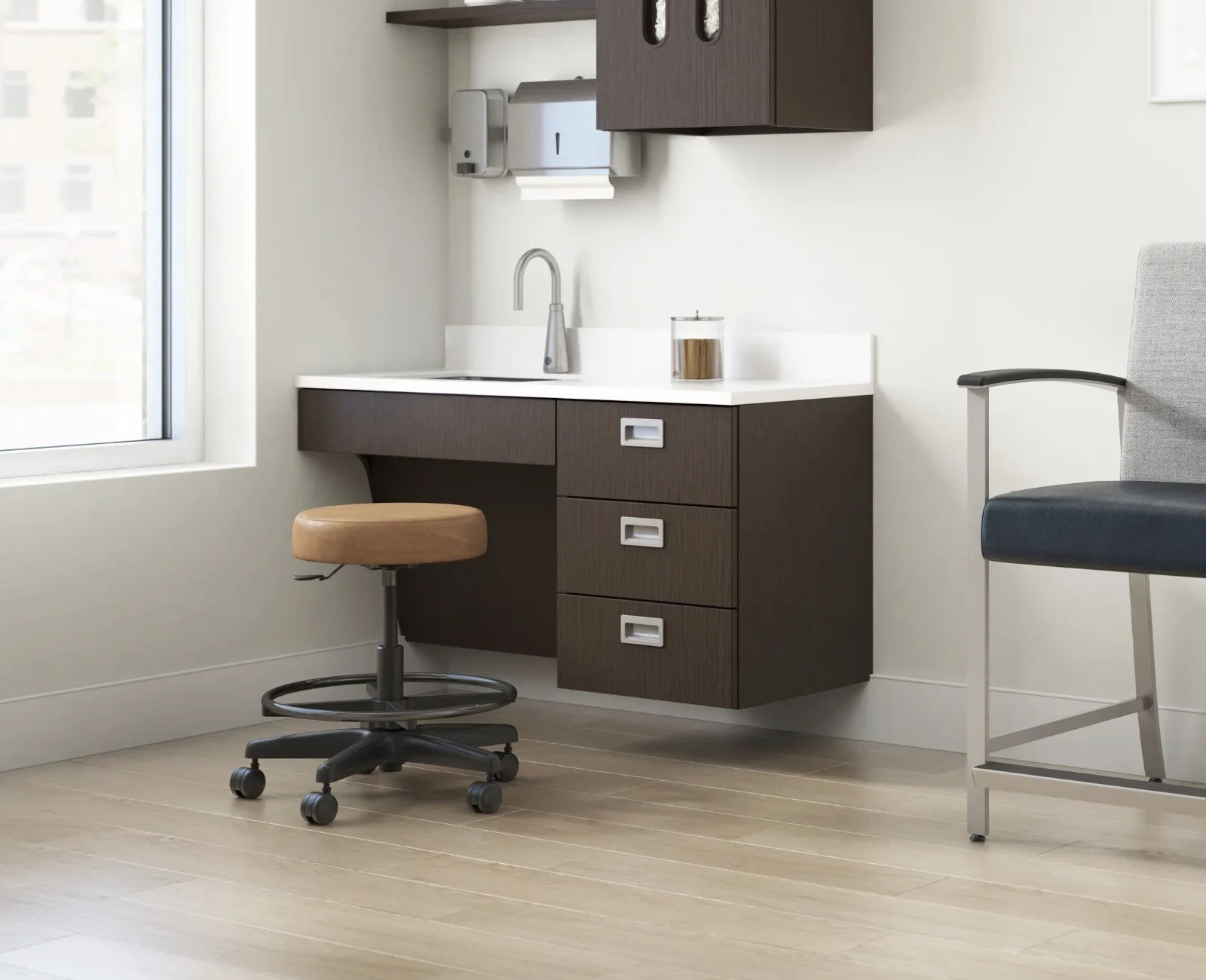 Interwoven Physician/Exam Stool