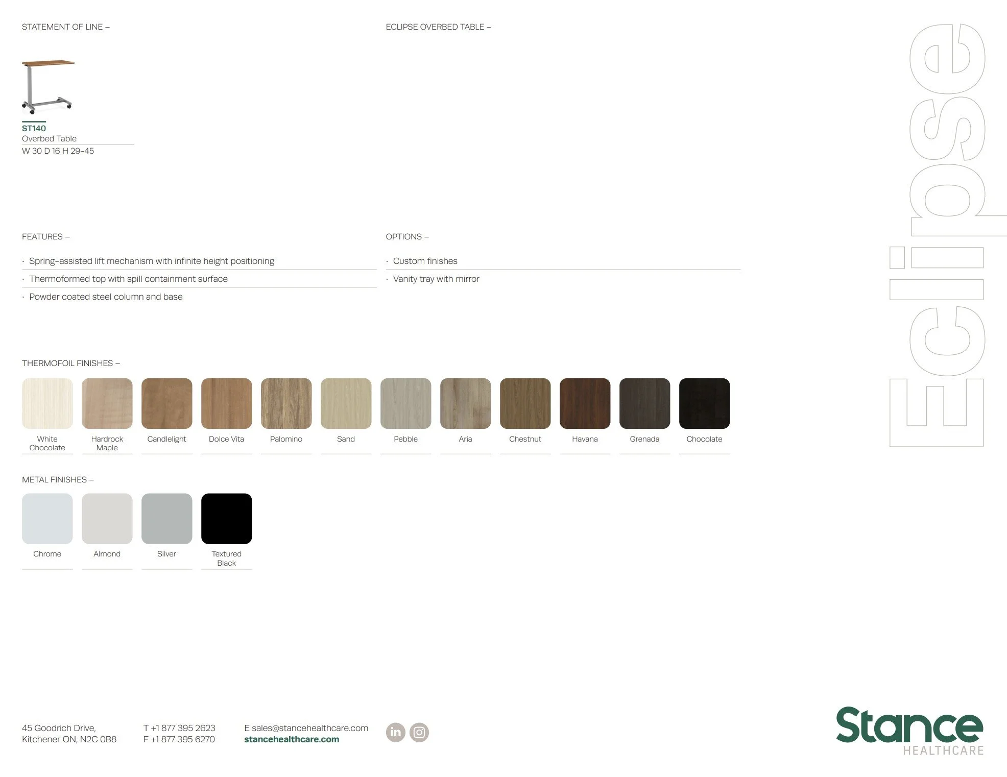 Stance Eclipse Brochure