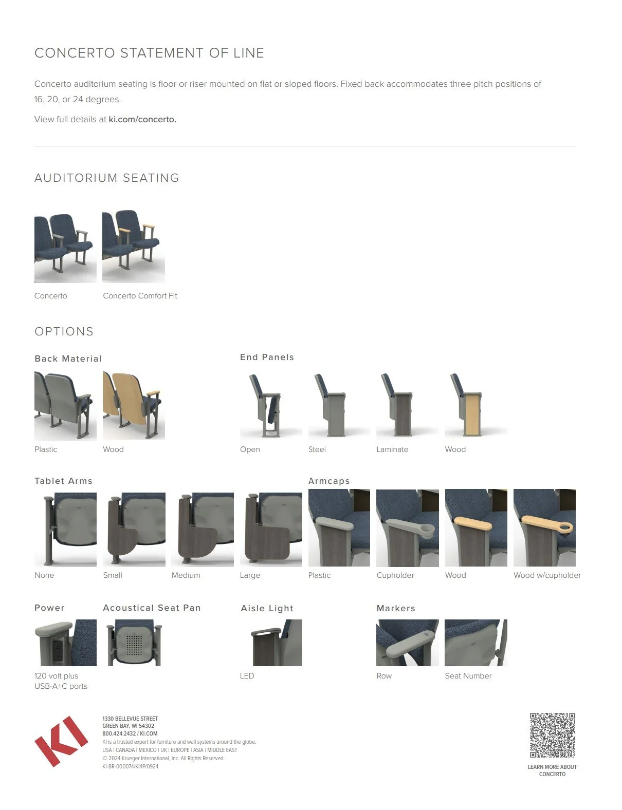 KI Concerto® Brochure & Specification Guide