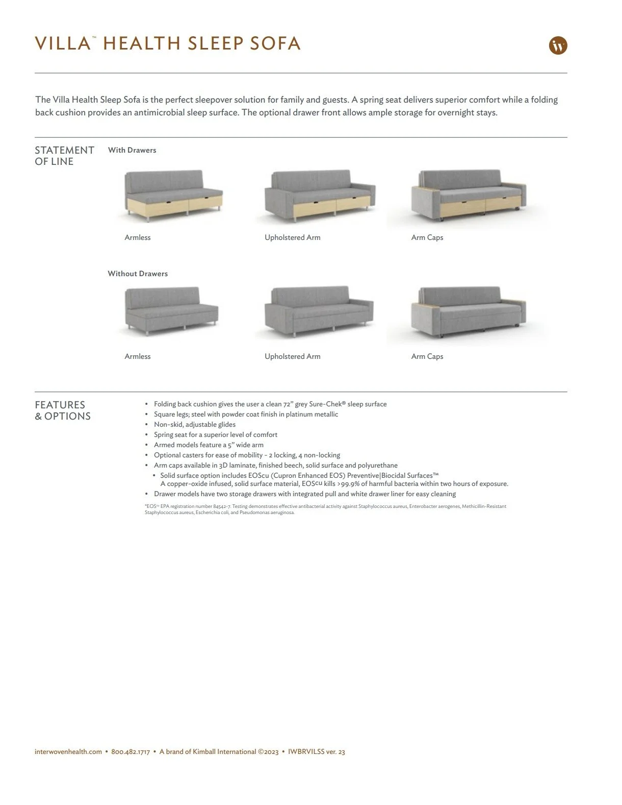 Interwoven Villa Health Brochure