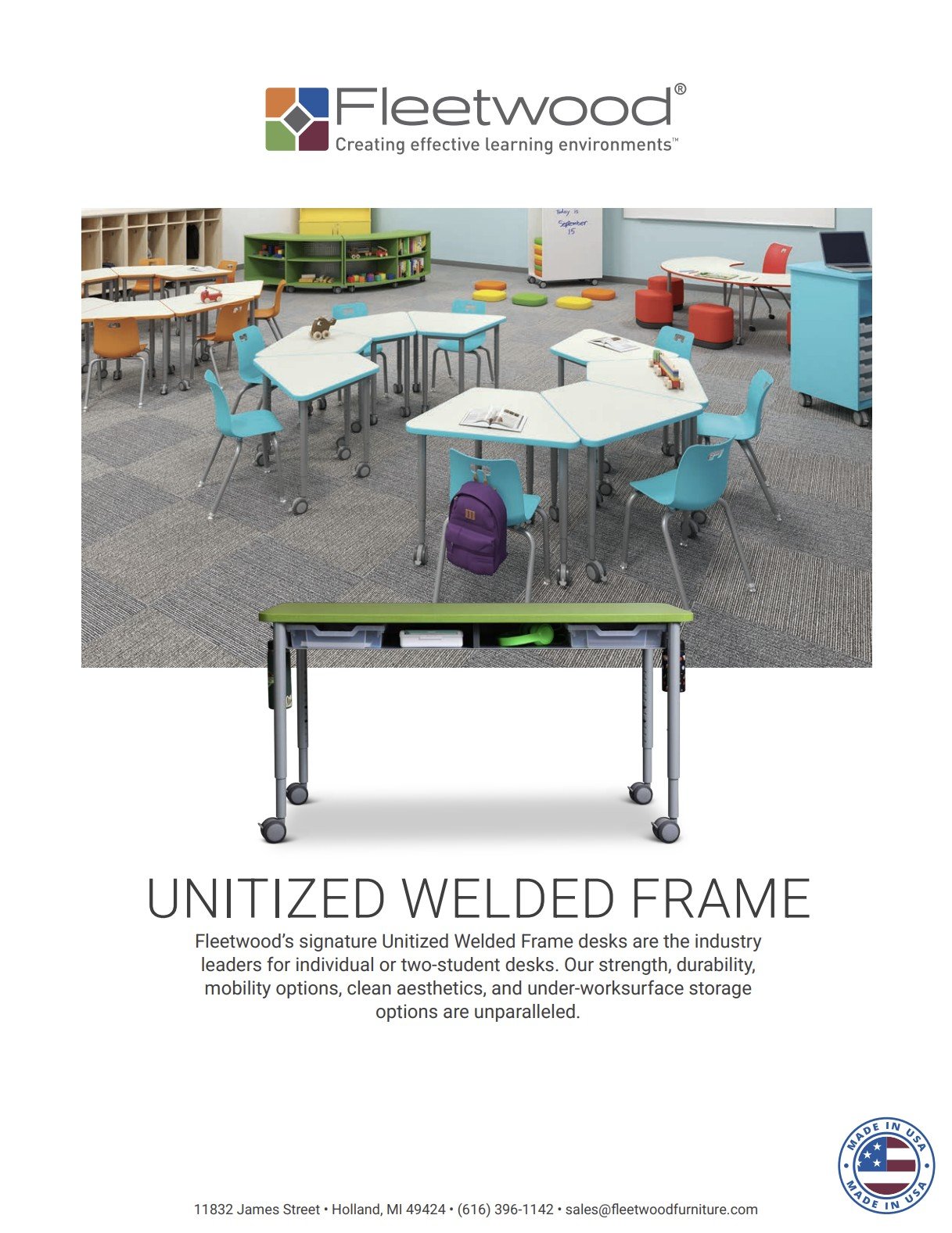 Fleetwood Unitized Welded Frame Brochure