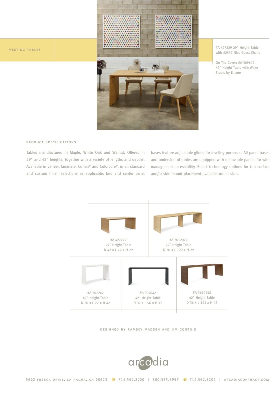 Arcadia Avelina Brochure