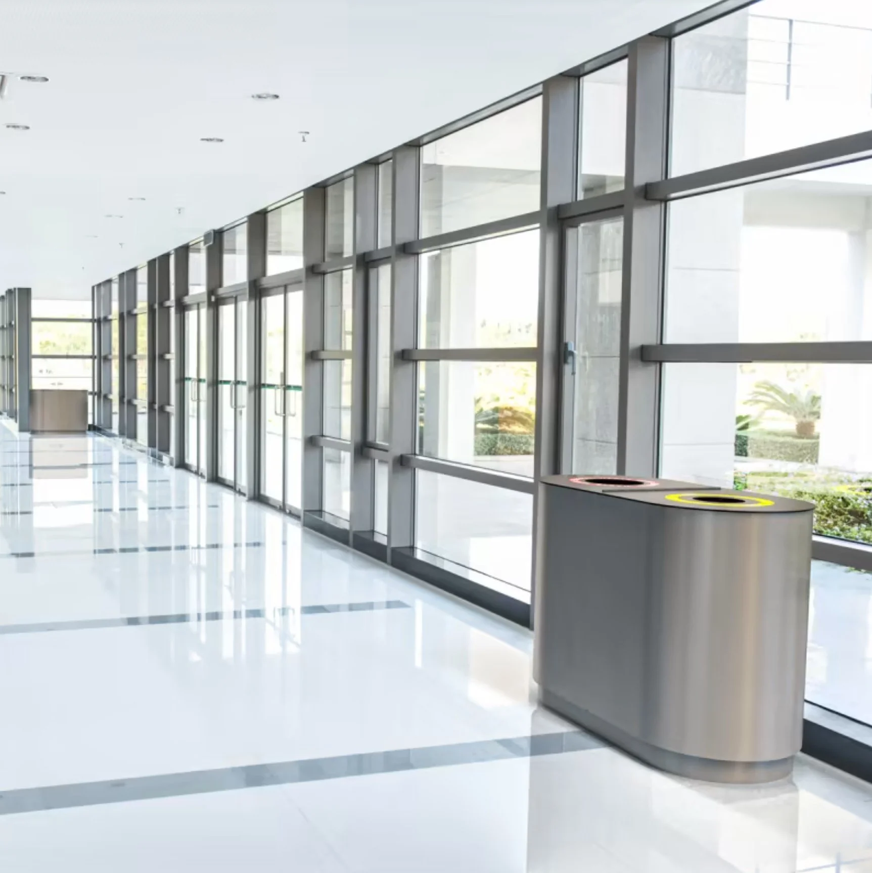 b+g manly double capsule litter bin