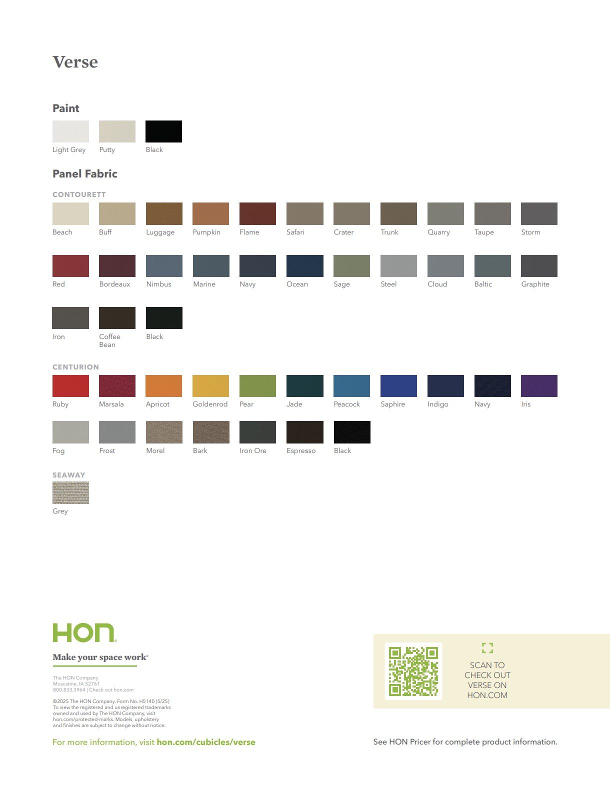 HON Verse Brochure Page 3