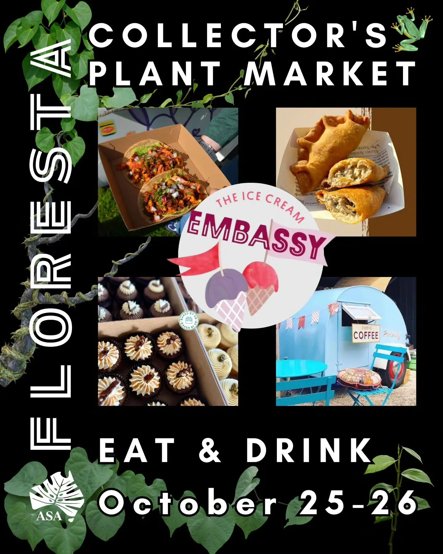 FLORESTA FEEDS:
We've hand-picked some of our favourite food and drink peddlers to keep you happy this weekend! Everything is beyond delicious, made by the best people.
@pookiemaycoffee will keep you caffeinated with perfectly crafted coffees.
@cond