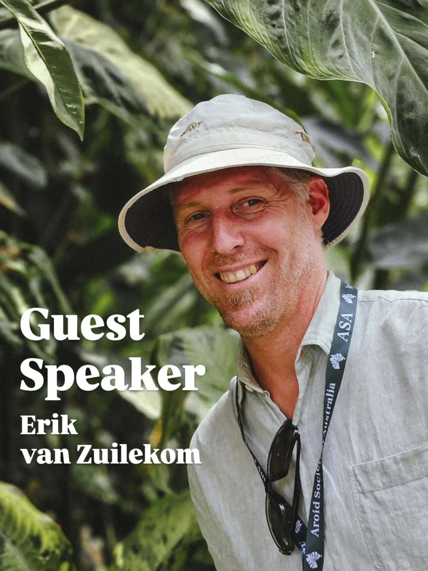 Aroid Society of Australia online meet up feat. Erik van Zuilekom presenting a webinar 'Growing Aroids - a deeper look at the basics'