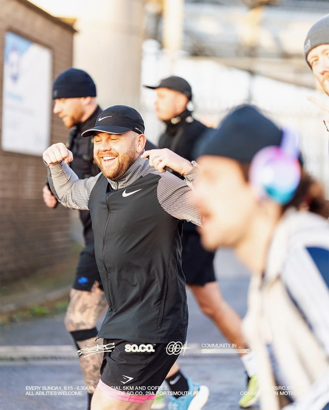 2026 IS WELL UNDERWAY. WAS RUNNING ON YOUR RESOLUTION LIST THIS YEAR? WANT TO KNOW WHAT ALL THESE RUNCLUBS ARE ABOUT?

SSRC&trade; IS DIFFERENT, NO PACES, NO PRESSURE. SHOW UP, MAKES FRIENDS AND ENJOY THE VIBES. WE WANT TO BE THE PLACE THAT ANCHORS Y