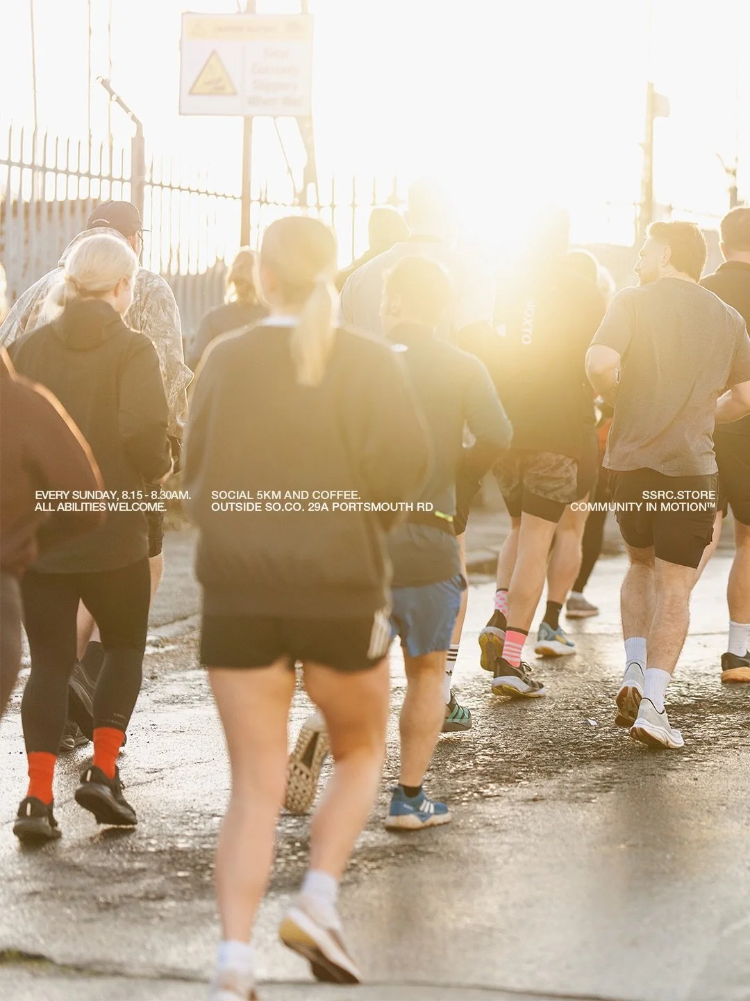 NO PACES, NO PRESSURE, JUST GOOD VIBES CONVERSATION AND COFFEE. THIS IS WHAT SSRC&trade; IS, ALWAYS TOGETHER. THIS COMMUNITY STRIVES TO WELCOME EVERYONE AND THAT INCLUDES YOU.

WE ARE MORE THAN A RUNCLUB.

#COMMUNITY
#SOUTHAMPTON
#HEALTH
#RUNNING 
#C