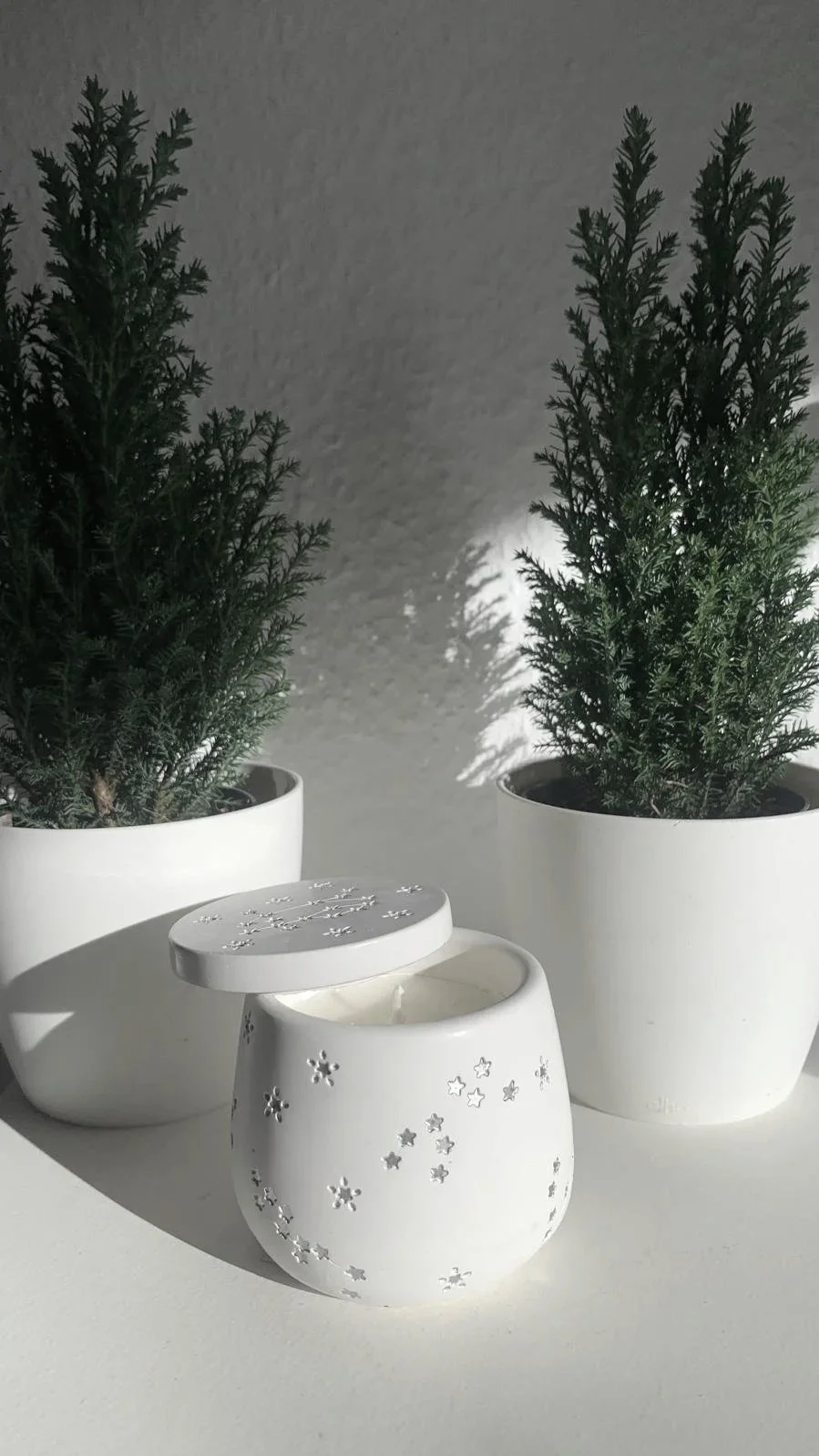 Behälterkerze Sternenbilder