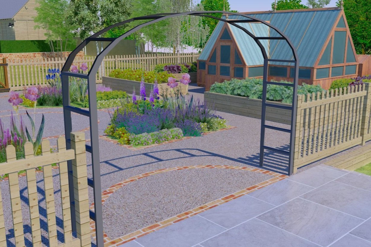 3D Garden Design Visuals