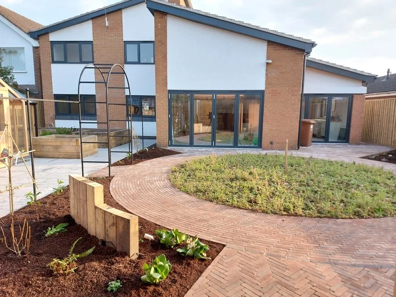 Wheelchair friendly garden project Loughborough