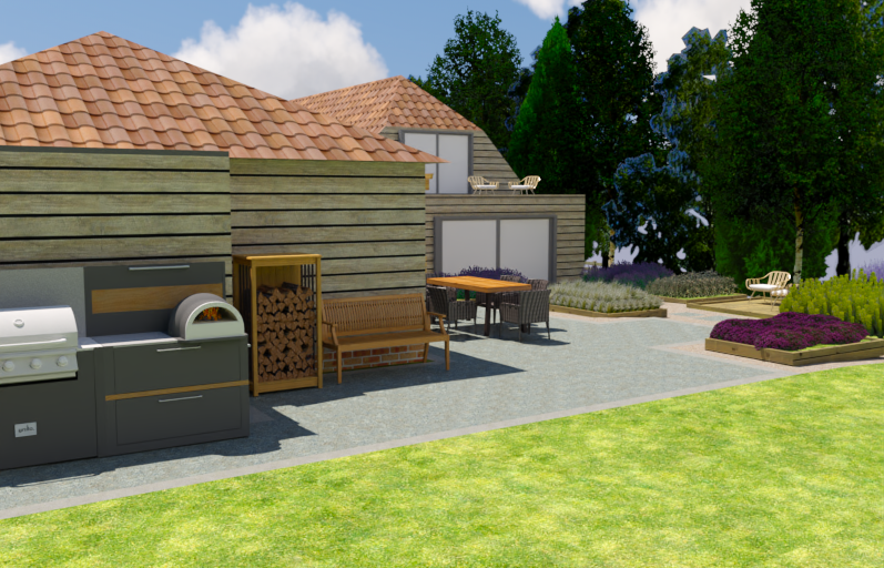 3D Garden Design Visuals