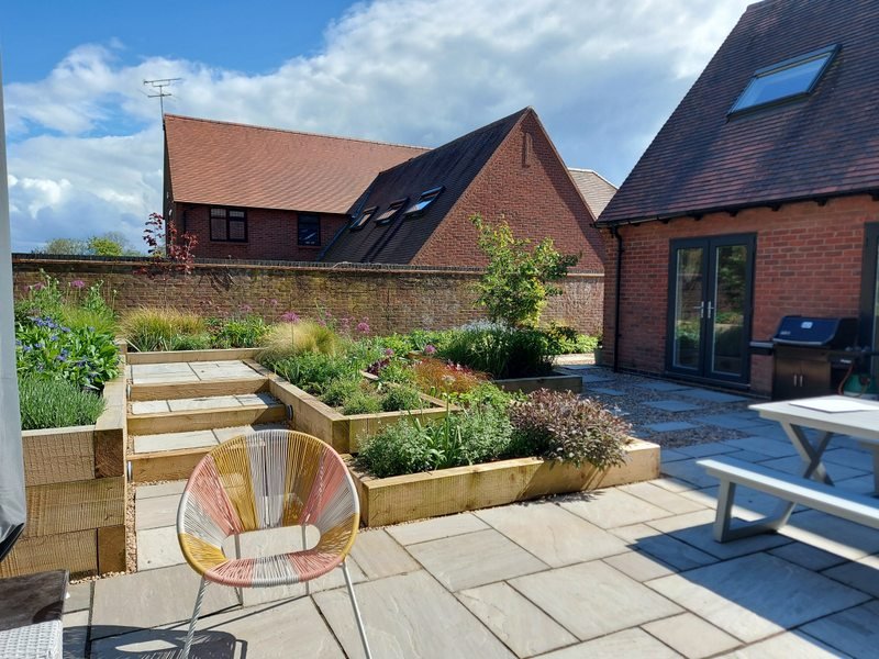 Contemporary Country Garden Design - Billesdon