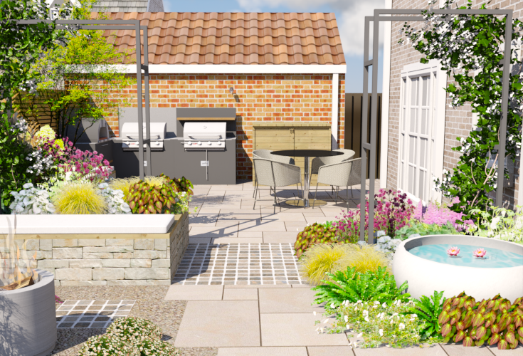 3D Garden Design Visuals
