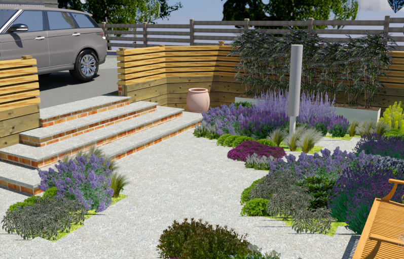 3D Garden Design Visuals