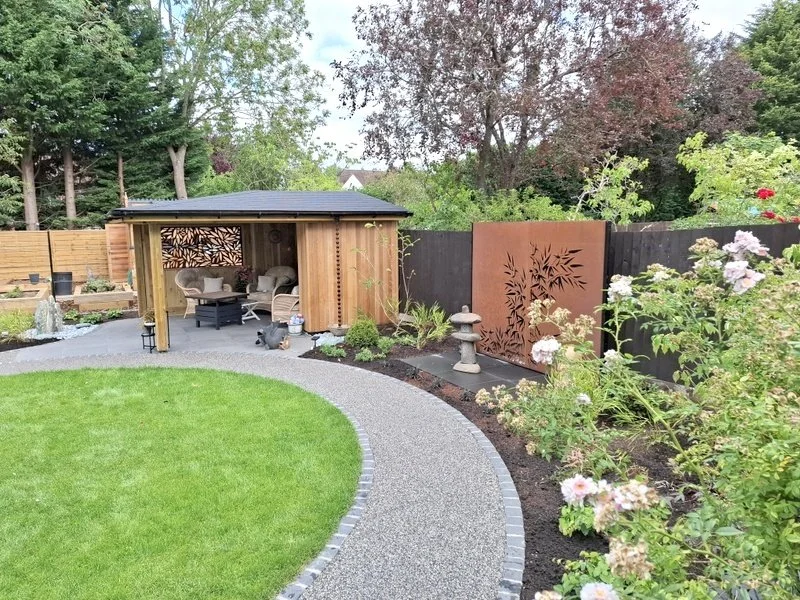 Japanese Inspired Garden - Leicester Resin Path