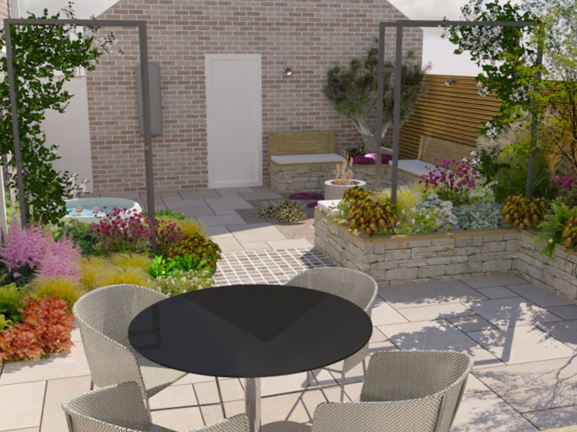 3D Garden Design Visuals